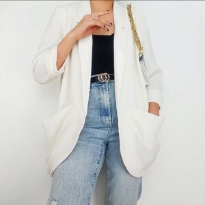 Jennifer Lopez Classic White Blazer